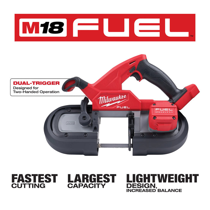 MILWAUKEE M18 FUEL Compact Dual-Trigger Band Saw (Tool Only)