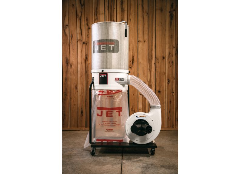 JET DC-1200VX-CK1 Dust Collector, 2HP 1PH 230V, 2-Micron Canister Kit