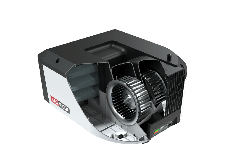 JET AFS-1000C, 1000 CFM Smart Air Filtration System, with Auto Control
