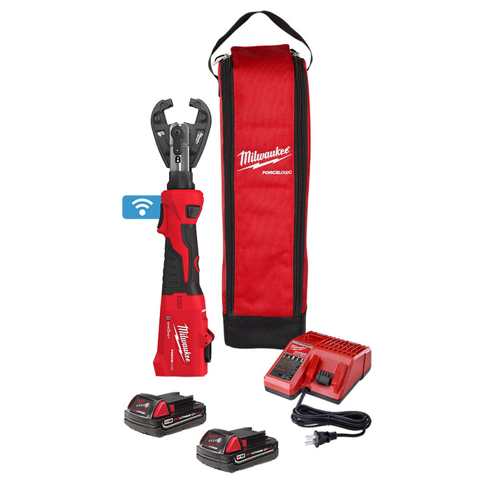 MILWAUKEE M18 FORCE LOGIC 6T Linear Utility Crimper Kit w/ Kearney Jaw