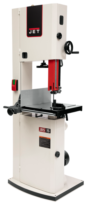 JET 15" Wood Working Band Saw - 1-3/4 HP, 1PH, 115/230V