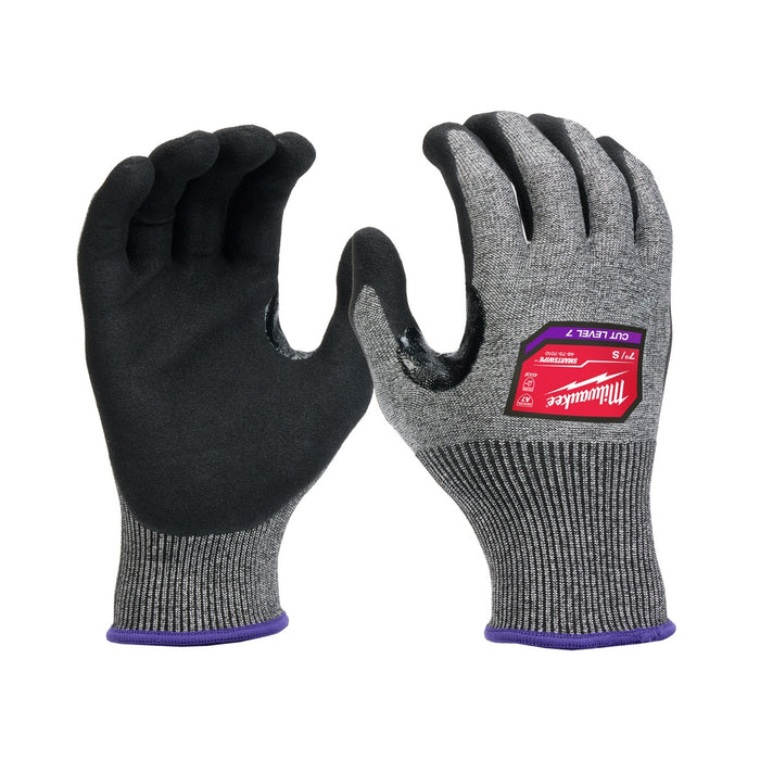 MILWAUKEE Cut Level 7 High-Dexterity Nitrile Dipped Gloves