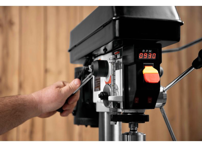 JET 12" Benchtop Variable-Speed Drill Press (JWDP-12)