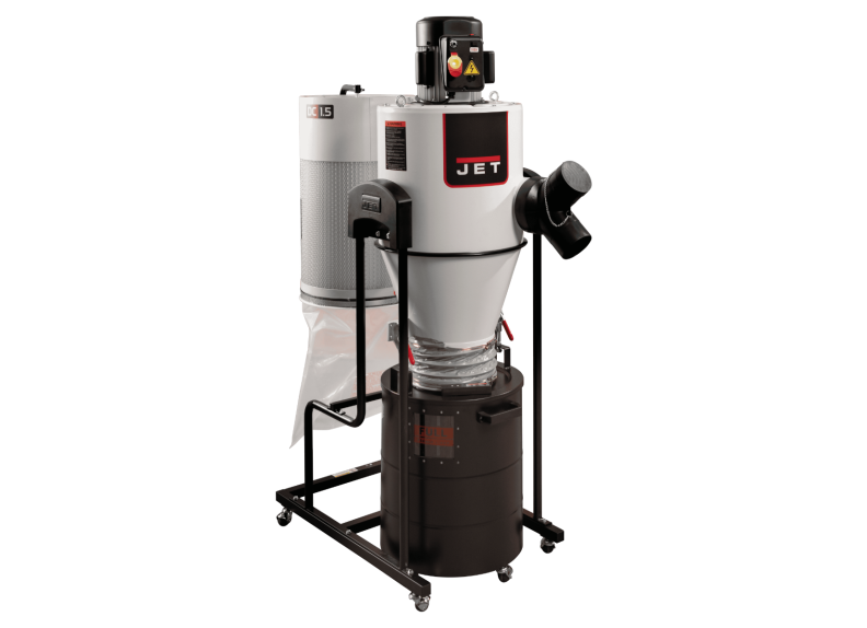 JET JCDC-1.5 Cyclone Dust Collector, 1.5HP 1PH 115V