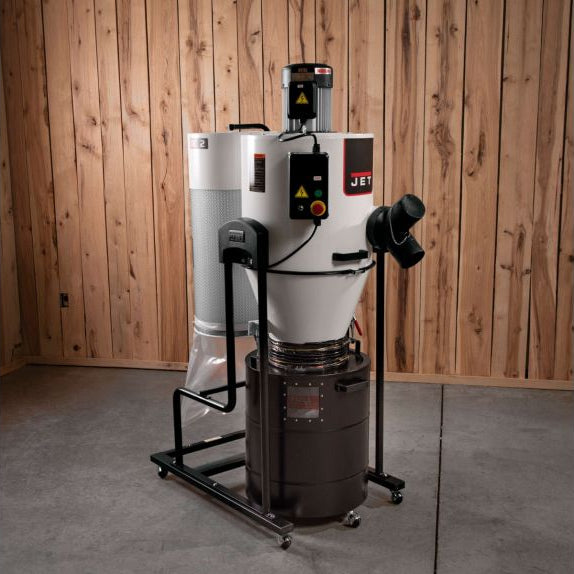 JET JCDC-2 Cyclone Dust Collector, 2HP 1PH 230V