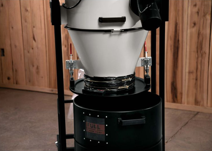 JET JCDC-2 Cyclone Dust Collector, 2HP 1PH 230V