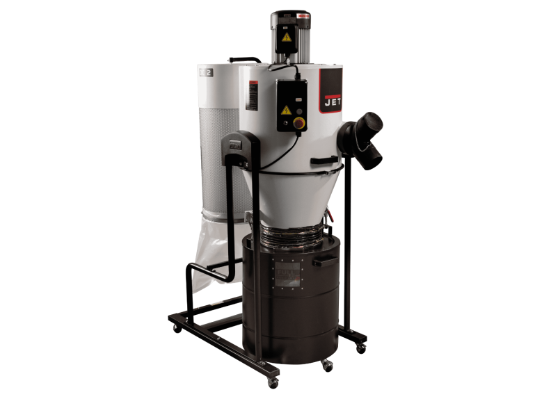 JET JCDC-2 Cyclone Dust Collector, 2HP 1PH 230V