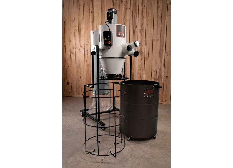 JET JCDC-3 Cyclone Dust Collector Kit, 3HP 1PH 230V