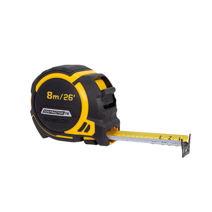 Komelon 26'/8m x 1.25" Wide Blade Contractor TS Series - Inch/Metric