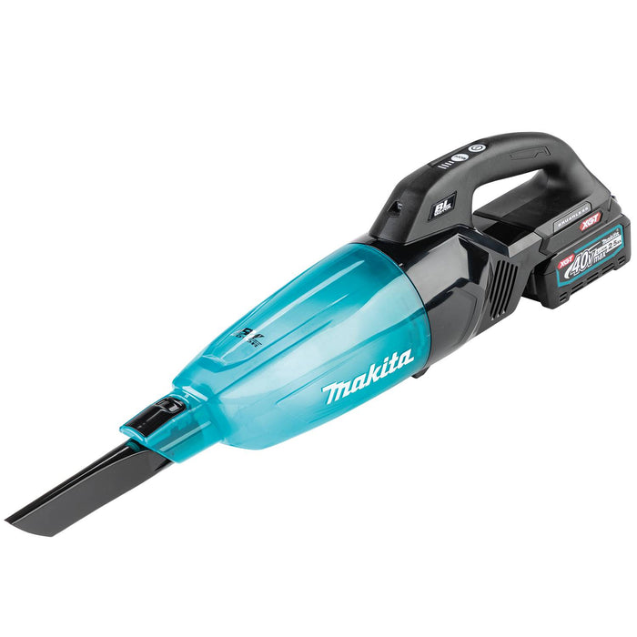 Makita GLC01SD1 40V max XGT® Brushless Cordless 4-Speed HEPA Filter Compact Stick Vacuum Kit (2.5Ah)