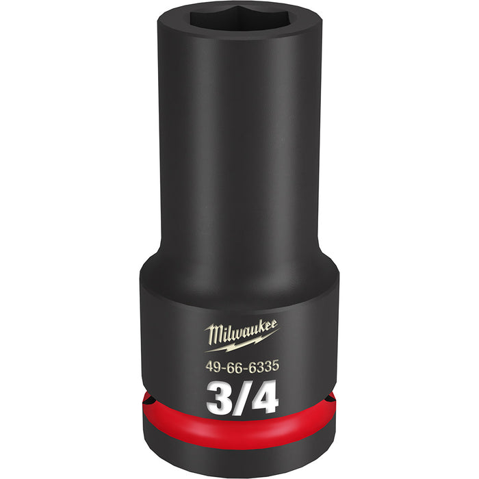 MILWAUKEE SHOCKWAVE Impact Duty 3/4" Drive 3/4" Dado de 6 puntos de profundidad
