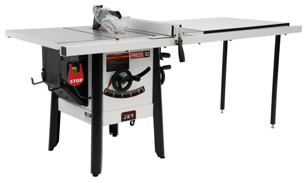 JET PROSHOP II™ 10" Table Saw - 1.75HP, 115V, 52" RIP, 115V, w/ Cast Iron Wings