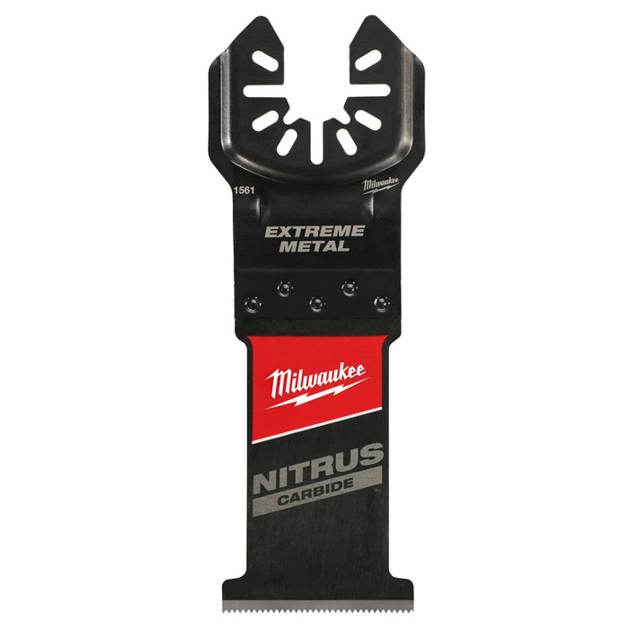 MILWAUKEE NITRUS CARBIDE™ Extreme Metal Universal Fit OPEN-LOK™ Multi-Tool Blade