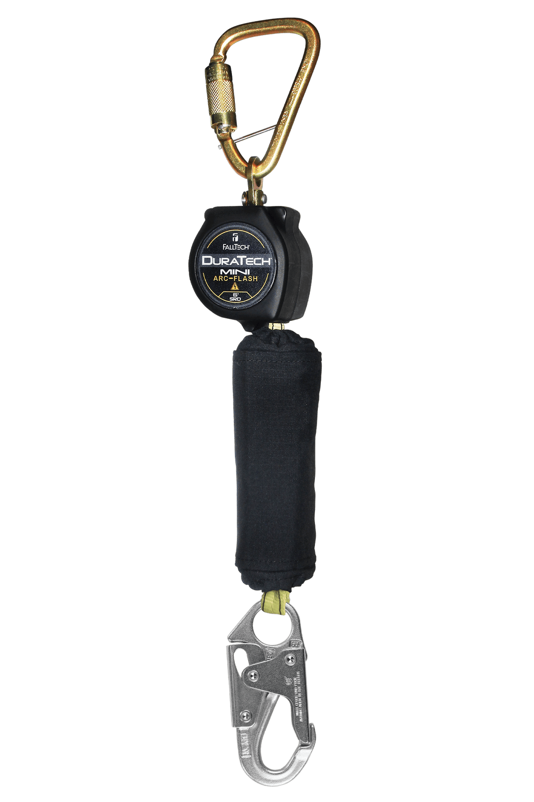 FALLTECH 6' Arc Flash DURATECH® Mini Class 1 Personal SRL-P w/ Steel Snap Hook, Includes Steel Dorsal Connecting Carabiner