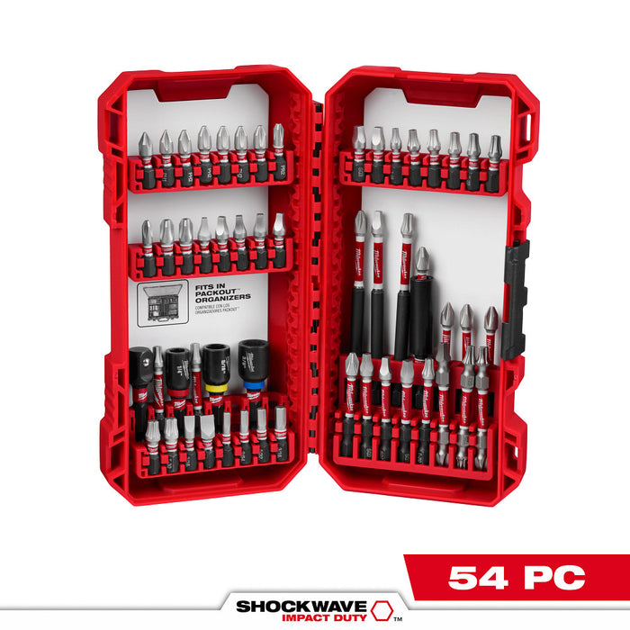MILWAUKEE 54 PC. SHOCKWAVE IMPACT DUTY™ Driver Bit Set