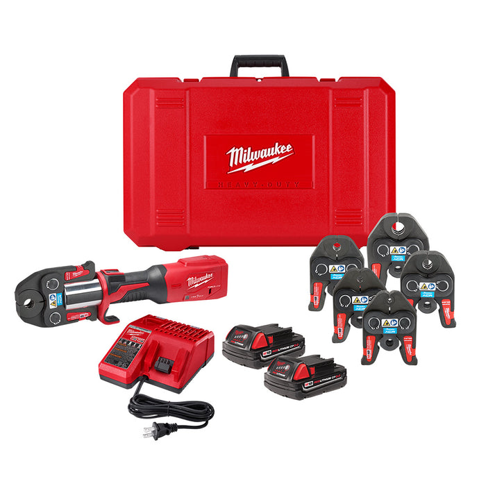 MILWAUKEE M18™ FORCE LOGIC™ Press Tool Kit w/ ONE-KEY™ w/ 1/4" - 7/8" STREAMLINE™ ACR Jaws