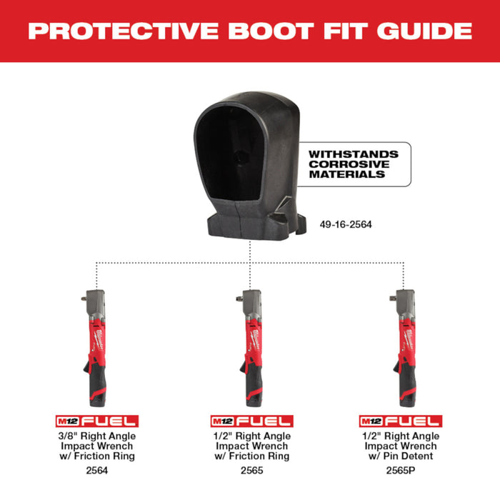 Funda protectora para llave de impacto en ángulo recto MILWAUKEE M12 FUEL™