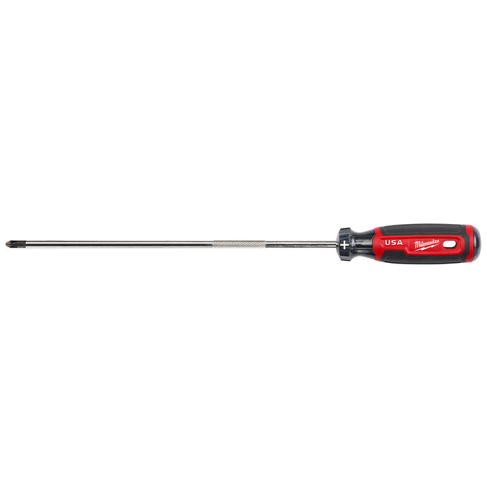 MILWAUKEE #2 Phillips 10" Cushion Grip Screwdriver