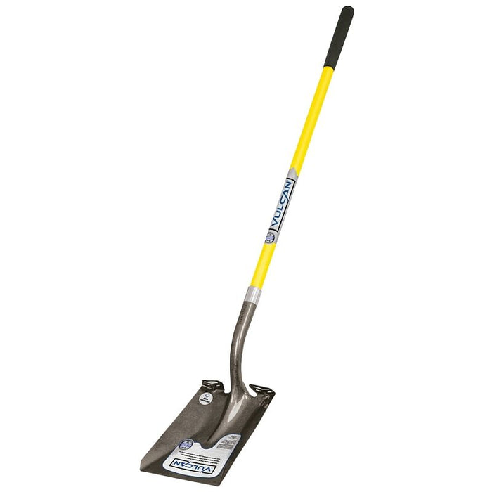 Vulcan Flat Shovel, 48" Fiberglass Handle
