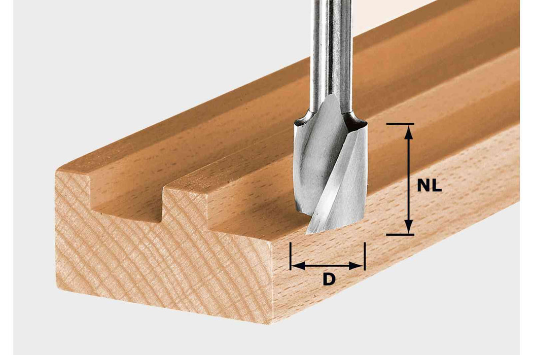 Fresa helicoidal FESTOOL HS SPI S8 D6/21 