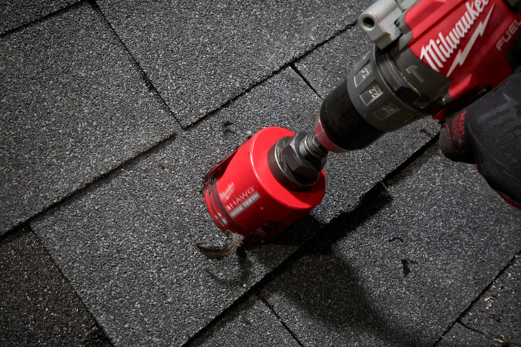 MILWAUKEE 7 PIEZAS. BIG HAWG™ con kit de sierra perforadora con dientes de carburo