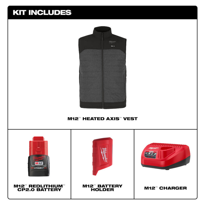 MILWAUKEE M12™ Heated AXIS™ Vest Kit