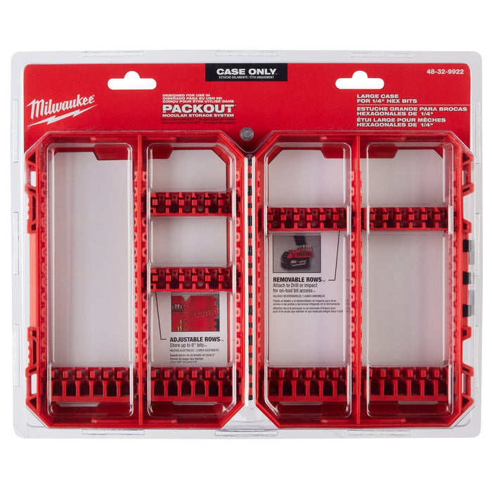 MILWAUKEE Customizable Large Case For Impact Driver Accessories
