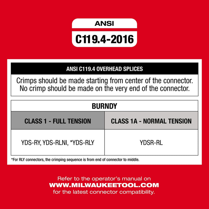 MILWAUKEE M18™ FORCE LOGIC™ 11T Dieless Latched Linear Utility Crimper Kit