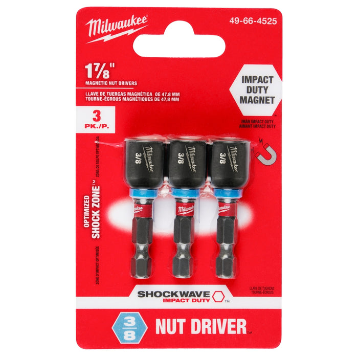 MILWAUKEE SHOCKWAVE IMPACT DUTY™ 1-7/8" Magnetic Nut Drivers