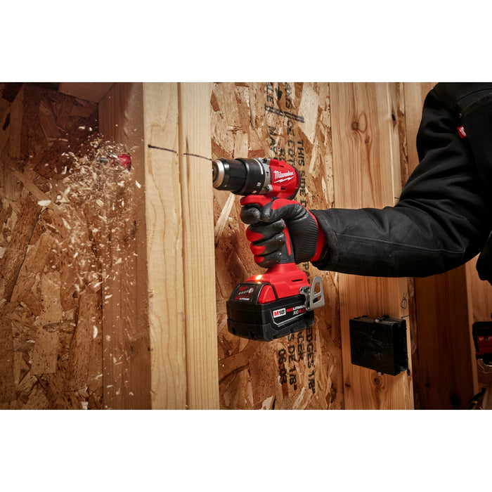 Taladro/destornillador percutor compacto MILWAUKEE M18™ de 1/2" (solo herramienta)