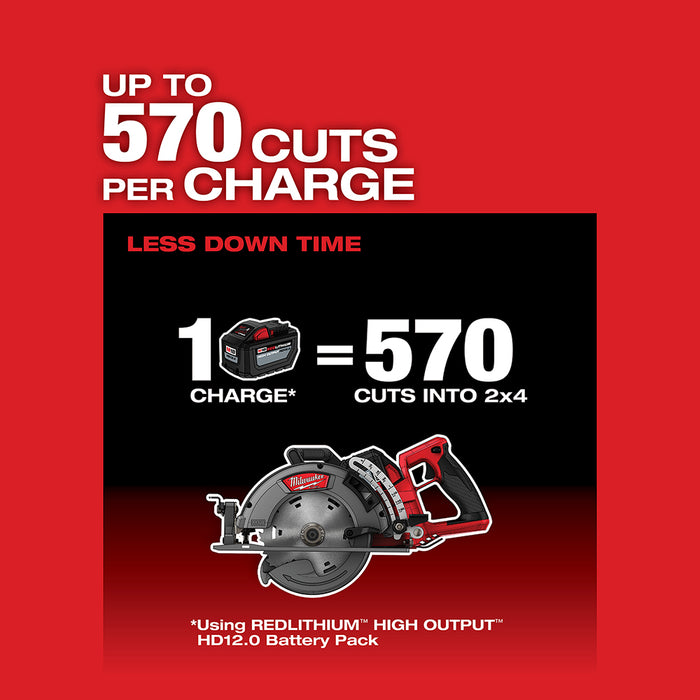 Sierra circular MILWAUKEE M18 FUEL™ con mango trasero de 7-1/4" (solo herramienta)