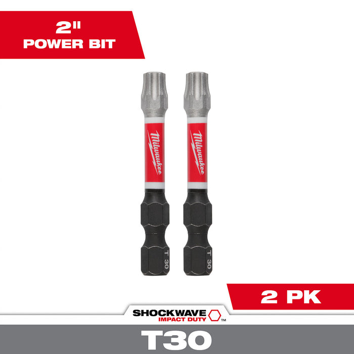 Milwaukee Tools T30 2” Power Bit 2PK 48-32-4914