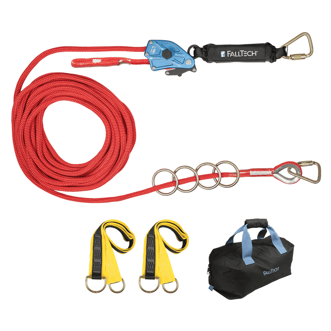 FALLTECH 30' 4-Person Temp Rope HLL System