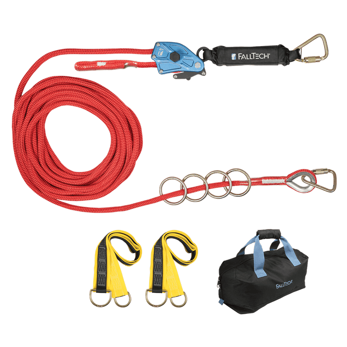 FALLTECH 30' 4-Person Temp Rope HLL System