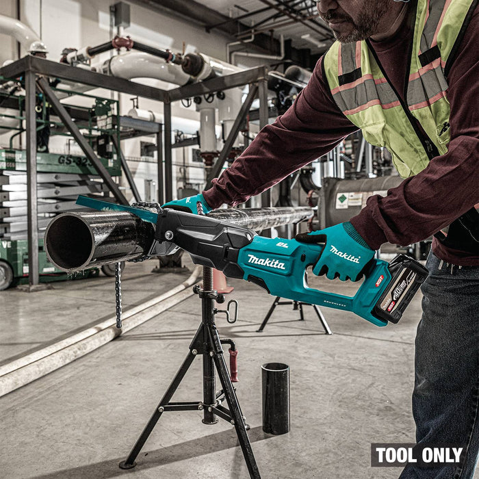 Makita GRJ03Z 40V max XGT® Brushless Cordless Recipro Pipe Saw w/ Chain Vise, Tool Only