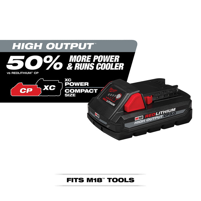 MILWAUKEE M18 REDLITHIUM HIGH OUTPUT CP3.0 Starter Kit