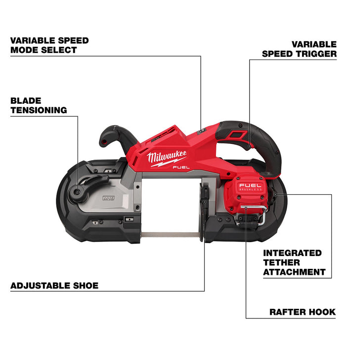 MILWAUKEE M18 FUEL Deep Cut Band Saw (Tool Only)