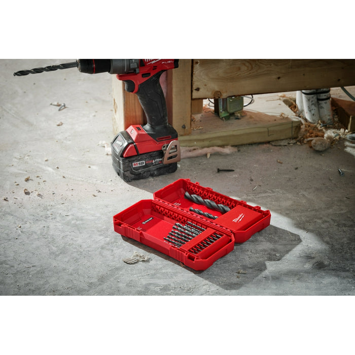 MILWAUKEE 21 PC. THUNDERBOLT® Black Oxide Drill Bit Set Q4