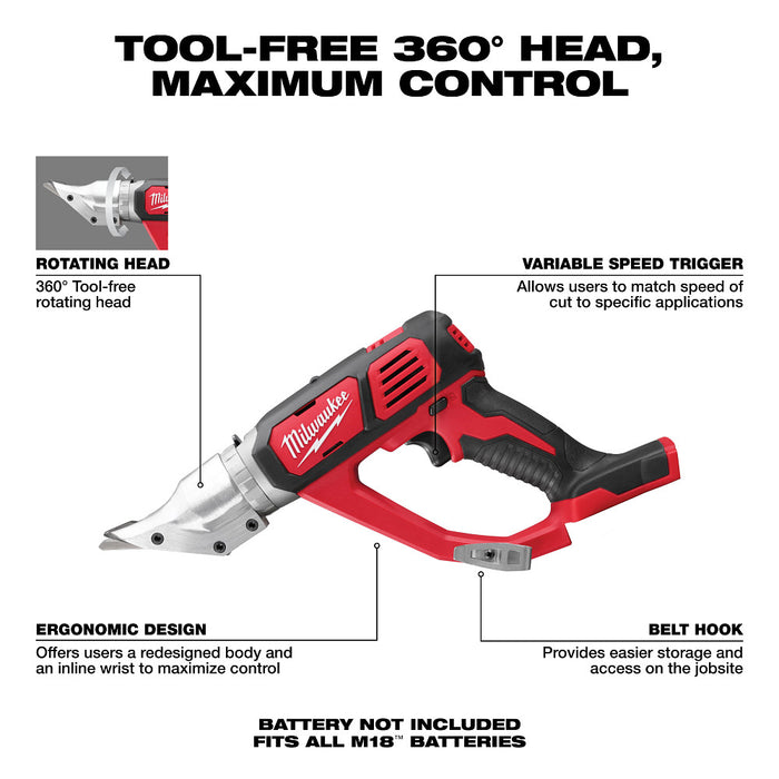 M18™ Cordless 18 Gauge Double Cut Shear