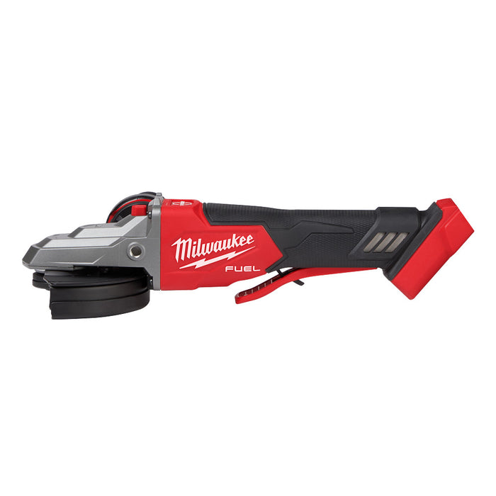 MILWAUKEE M18 FUEL 5" Flathead Braking Grinder w/ Paddle No-Lock Switch (Tool Only)