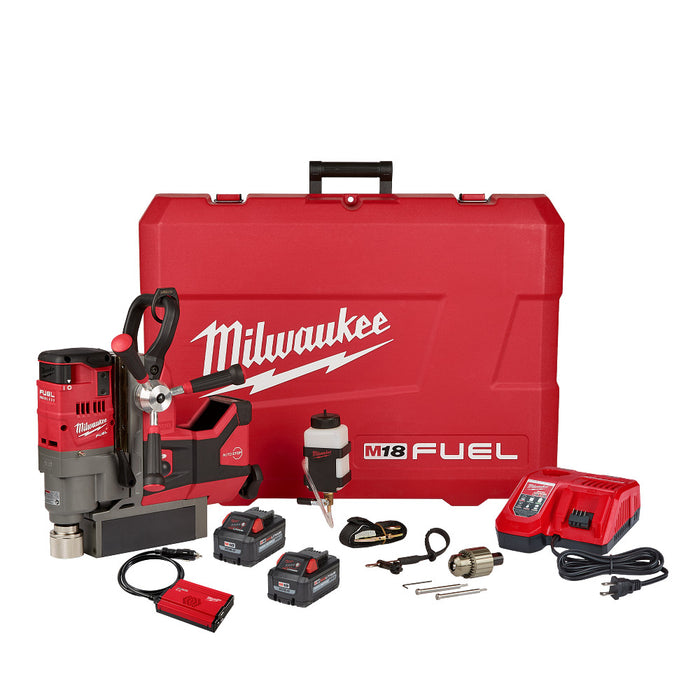 MILWAUKEE M18 FUEL 1-1/2" Lineman Magnetic Drill High Demand Kit