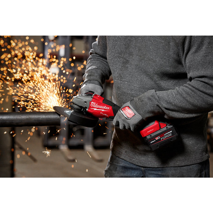 MILWAUKEE M18 FUEL 4-1/2"-7" Variable Speed Braking Grinder, Paddle Switch (Tool Only)