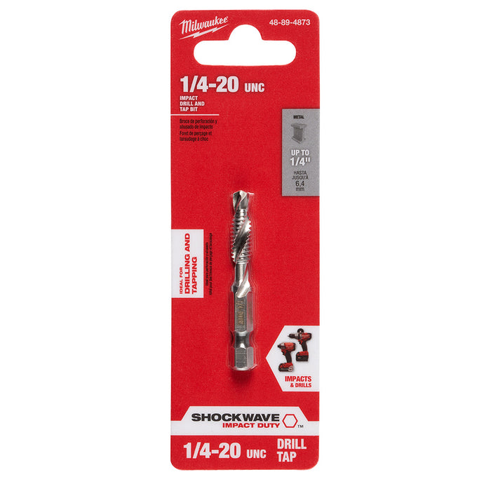 Milwaukee Tools 1/4"-20 SAE IMPACT DRILL TAP 48-89-4873