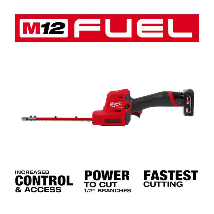 MILWAUKEE M12 FUEL™ 8" Hedge Trimmer Kit