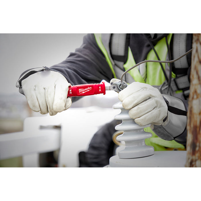 Llave de caja de trinquete aislada 4 en 1 de MILWAUKEE Lineman