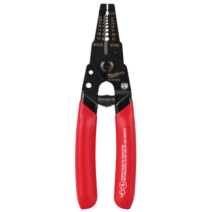 MILWAUKEE 10-24 AWG Compact Dipped Grip Wire Stripper & Cutter