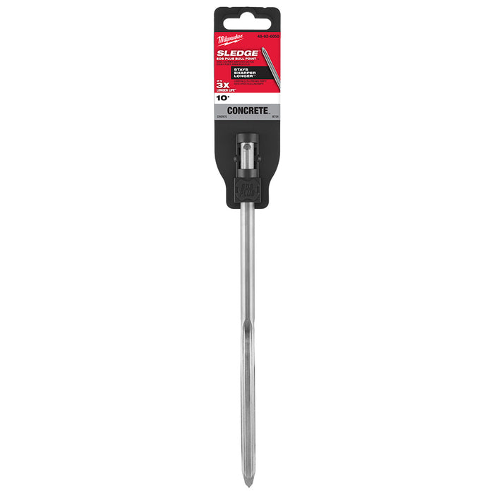 Milwaukee Tools SDS-PLUS SLGE 10" Bull Point 48-62-6050
