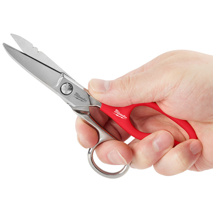 MILWAUKEE Electrician Scissors w/ Extended Handle