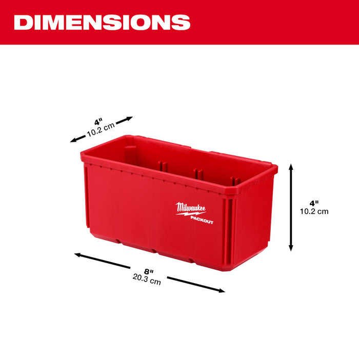 MILWAUKEE Large Bin Set For PACKOUT™ (2 PACK)