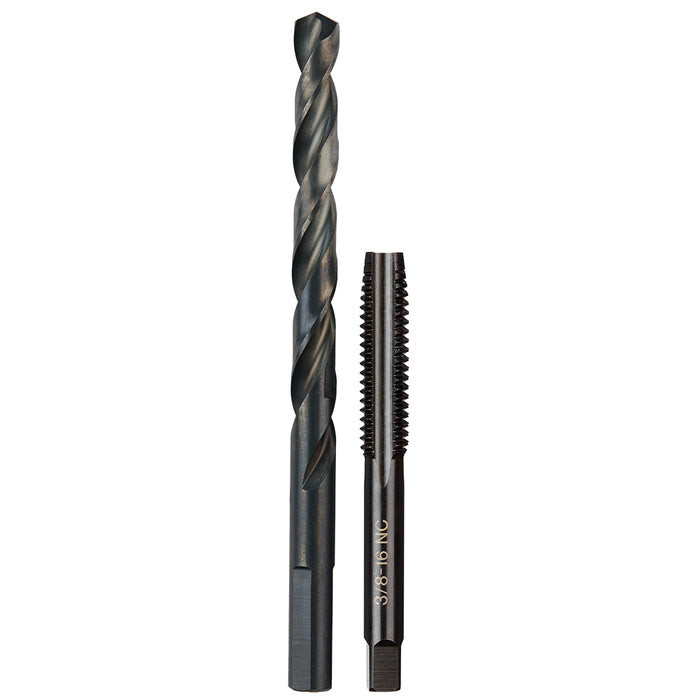 MILWAUKEE Straight Flute Plug Tap & Drill Bit Set